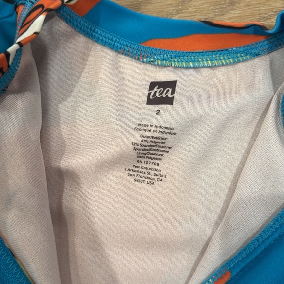 Tea Collection Citrus Print Swimsuit - Picture 2 of 2